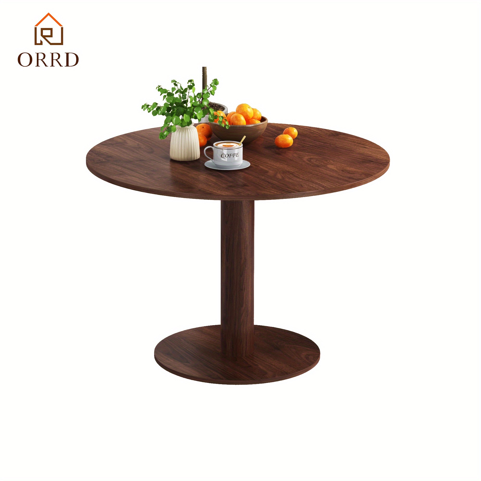 ORRD Round Dining Table, Small Dining Table for 2-4 31.5in, Modern Farmhouse Coffee Table, Small Dinner Table Breakfast Table Tulip Table, Wood Kitchen Table for Small Space\u002FLittle Nook, Easy-to-assemble