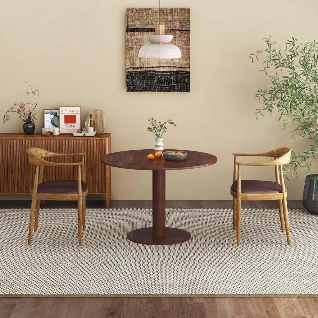 ORRD Round Dining Table, Small Dining Table for 2-4 31.5in, Modern Farmhouse Coffee Table, Small Dinner Table Breakfast Table Tulip Table, Wood Kitchen Table for Small Space\u002FLittle Nook, Easy-to-assemble
