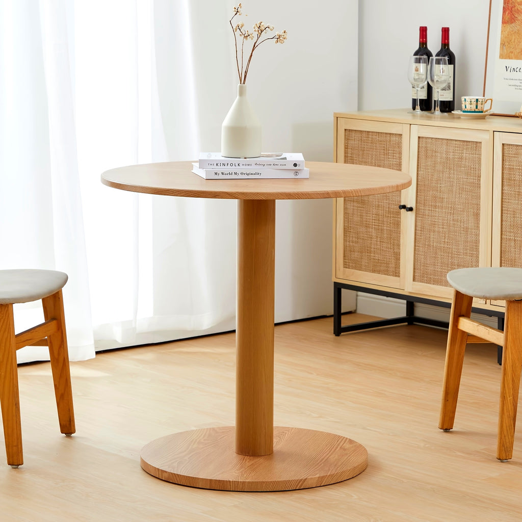 ORRD Round Dining Table, Small Dining Table for 2-4 31.5in, Modern Farmhouse Coffee Table, Small Dinner Table Breakfast Table Tulip Table, Wood Kitchen Table for Small Space\u002FLittle Nook, Easy-to-assemble