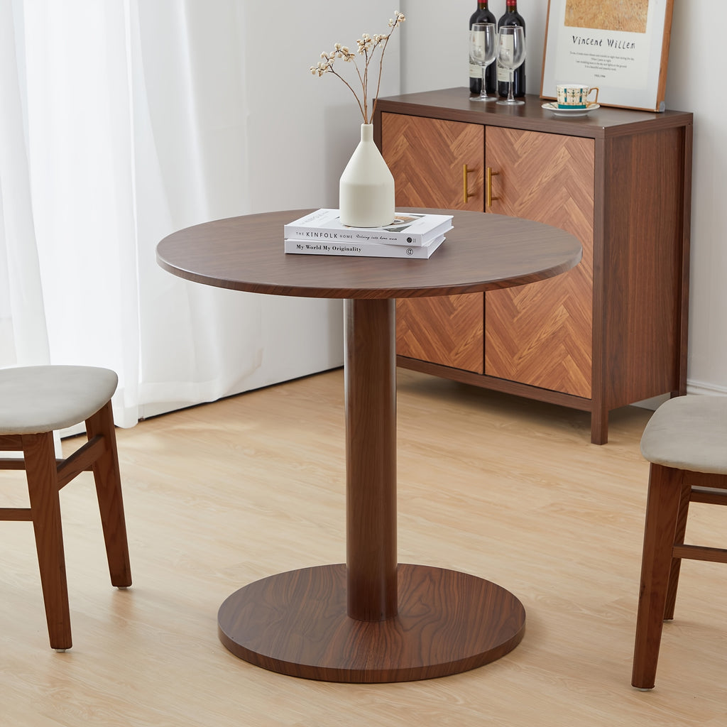 ORRD Round Dining Table, Small Dining Table for 2-4 31.5in, Modern Farmhouse Coffee Table, Small Dinner Table Breakfast Table Tulip Table, Wood Kitchen Table for Small Space\u002FLittle Nook, Easy-to-assemble