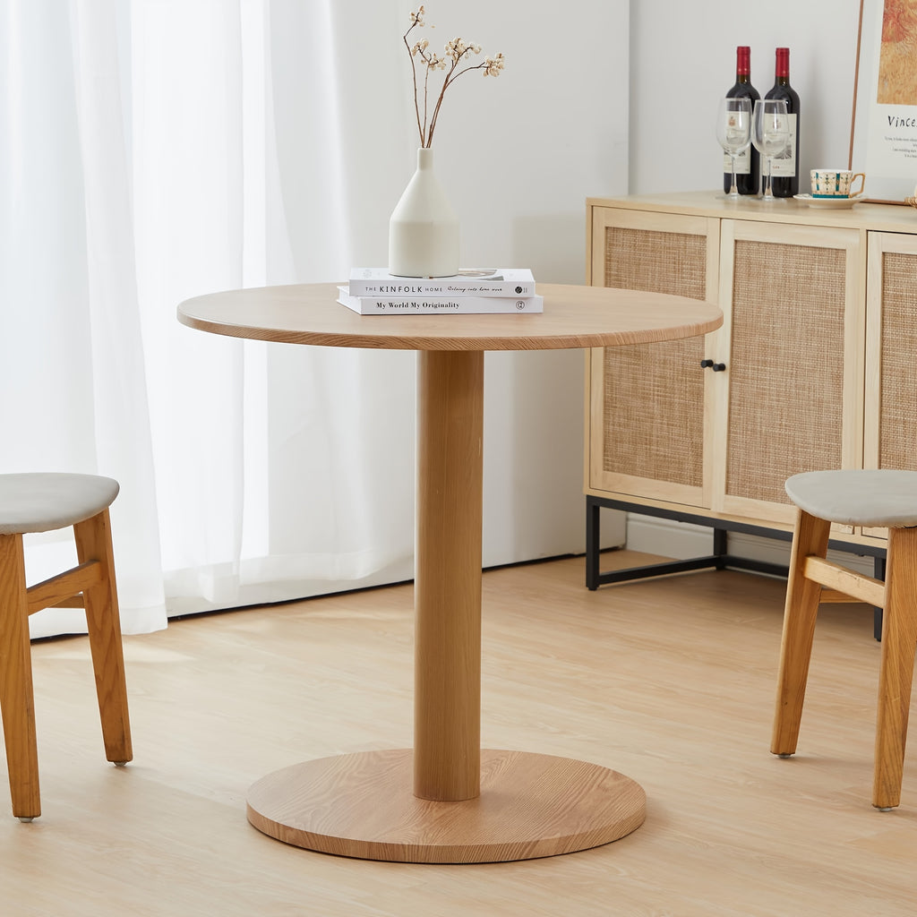 ORRD Round Dining Table, Small Dining Table for 2-4 31.5in, Modern Farmhouse Coffee Table, Small Dinner Table Breakfast Table Tulip Table, Wood Kitchen Table for Small Space\u002FLittle Nook, Easy-to-assemble
