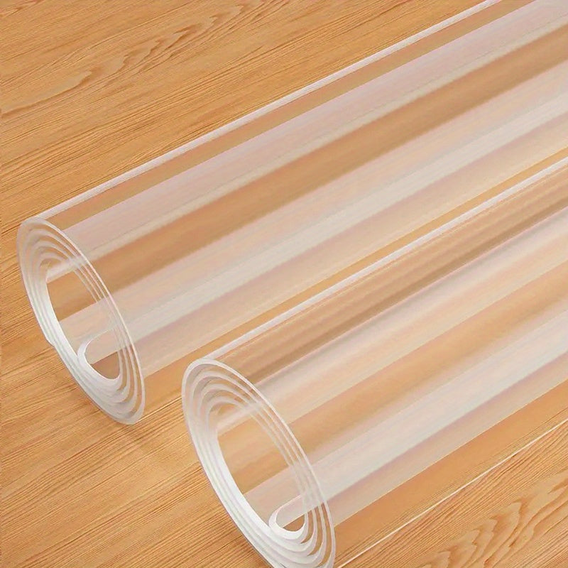 Newly Upgraded Heavy-Duty PVC Table Mat Compatible for Hot Pots & - Thick Heat-Resistant Easy-Clean Table Protector Suitable for Dining Tables, Kitchen Countertops, Office Desks (Multiple Sizes, Square, Plain Color)