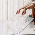 Clear Table Cover Protector, 1.5Mm Thickened Plastic Insulating Pad Rectangular, Non-Slip 1.5Mm PVC Desk Surface Mat Tablecloth, Easy Clean for Furniture Dresser Dining Room Kitchen High Quality Scratch-Resistant Large Size Table
