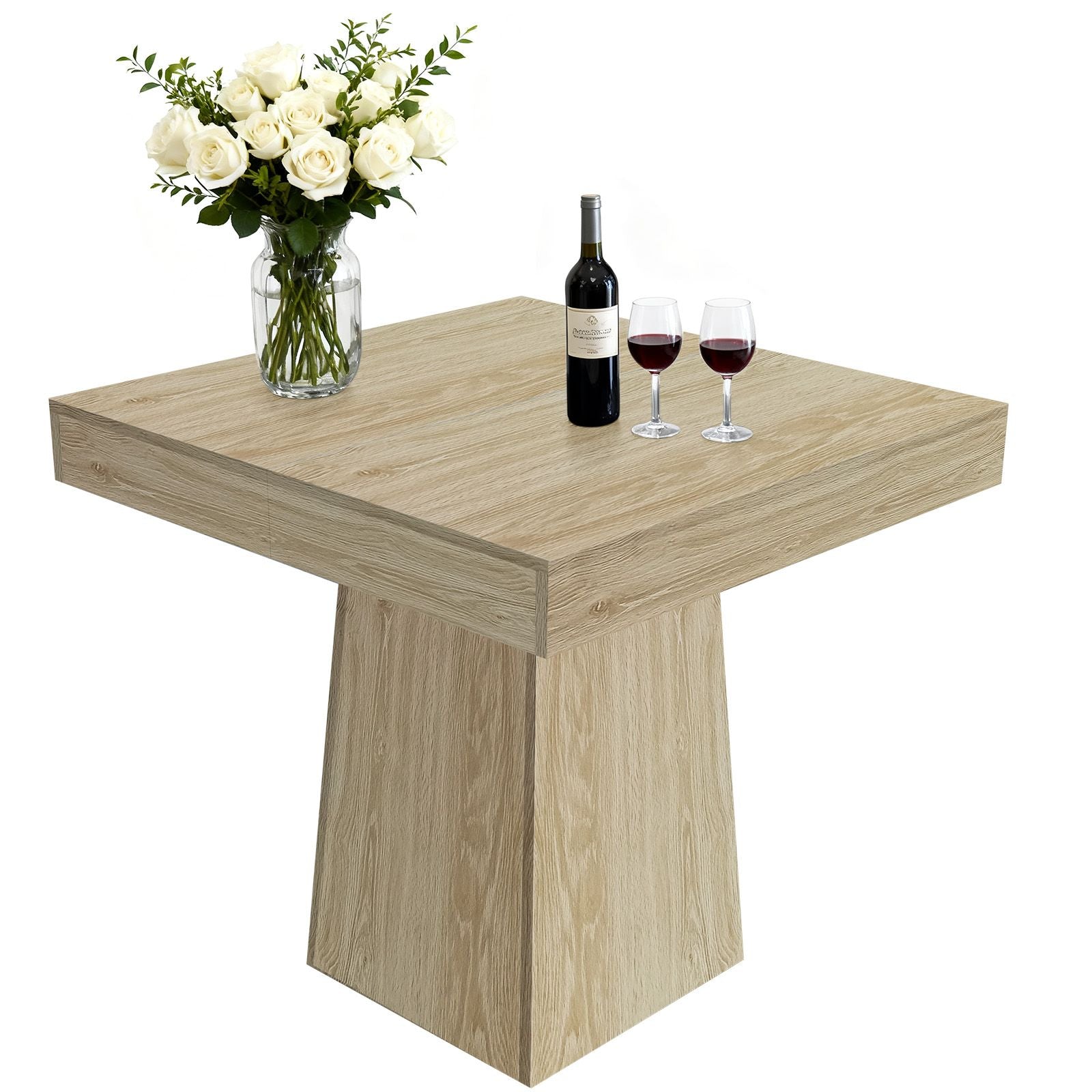 Elegant Square Dining Table Made from Quality Materials, Perfect for Modern Home and Office Spaces, Durable and Stylish Design for Bedroom Dinning Hall for Home Room Decor, Ideal Christmas New Year Decorations, Ideal Xmas Birthday Gifts for Women Men